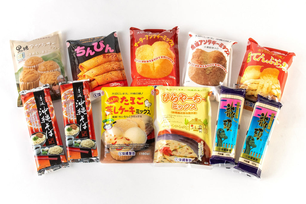 沖縄　沖縄製粉　ギフト　ミックス　沖縄そば　素麺　アンダギー　てんぷら　ちんびん　アガラサー　ひらやひらやーちー　たまご蒸しケーキ　沖縄伝統